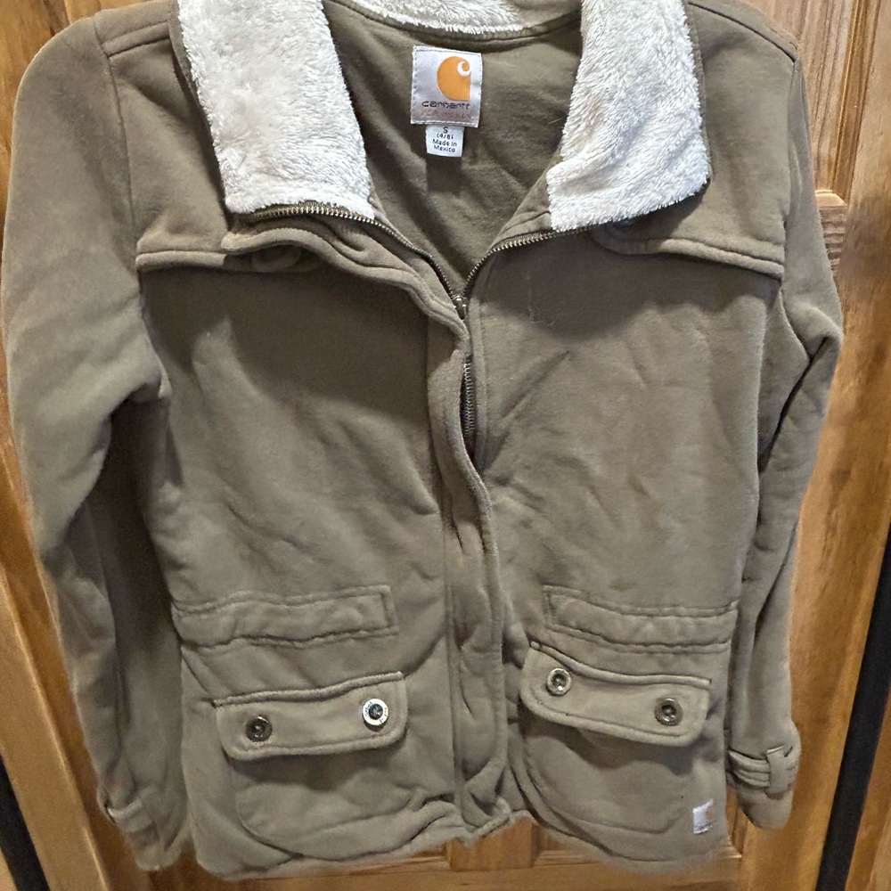Carhartt Tan Fleece Jacket